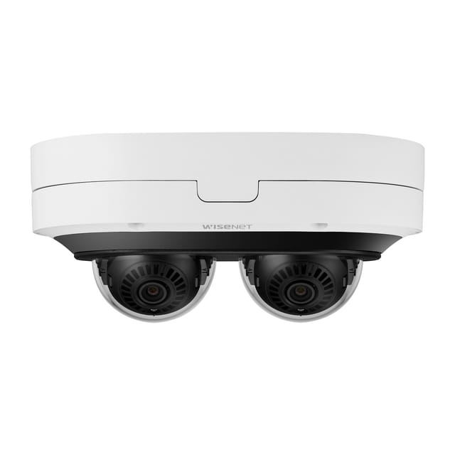 Hanwha Vision Dome Kamera PNM-C7083RVD 3 - 6mm P-Serie Überwachungskamera mit 2 Megapixel Auflösung. professionelle Kamera für außen