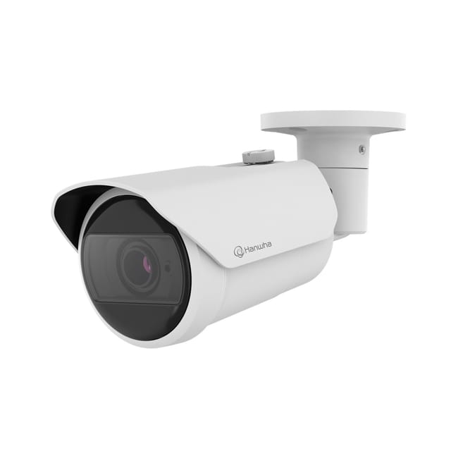 Hanwha Vision Bullet Kamera QNO-C8083R 3,2 -10,2mm Q-Serie Überwachungskamera mit 5 Megapixel Auflösung. professionelle Kamera für außen