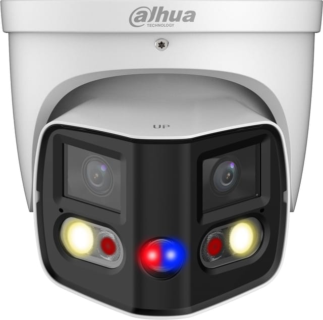 Dahua Turret Kamera IPC-PDW3849P-A180-E2-AS-PV-0280B 2,8mm Überwachungskamera mit 8 Megapixel Auflösung. professionelle Kamera für außen