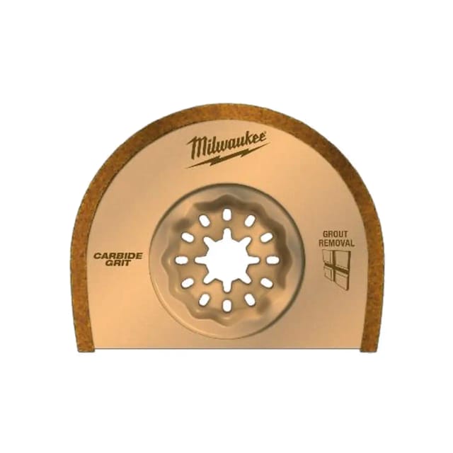 Milwaukee Multitool Starlock Sägeblatt HM-bestückt zum Entfernen von Fugen (75 x 20 x 1,2 mm)