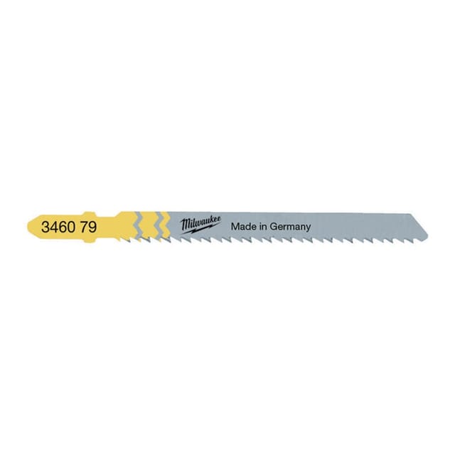Milwaukee Stichsägeblatt Holz/Furnier (75 x 2,5 mm T101BR, umgekehrte Verzahnung)