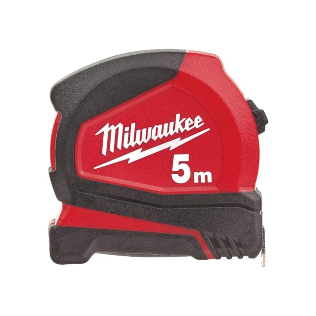 Milwaukee Pro-Compact Bandmaß 5 m (nicht-magnetisch, 25 mm breites Band)