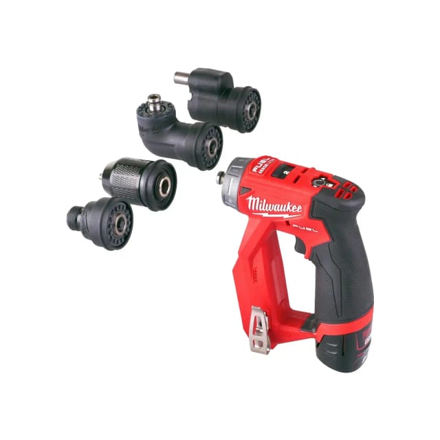 Milwaukee M12FDDXKIT-202X (FUEL™ Akku-Kompakt-Bohrschrauber mit Schnellwechselbohrfutter)