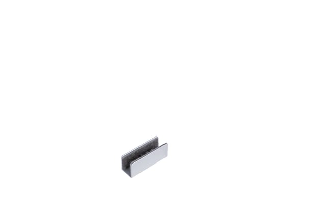 Bodenführung zum Kleben für Glasschiebetüren, 50 mm
