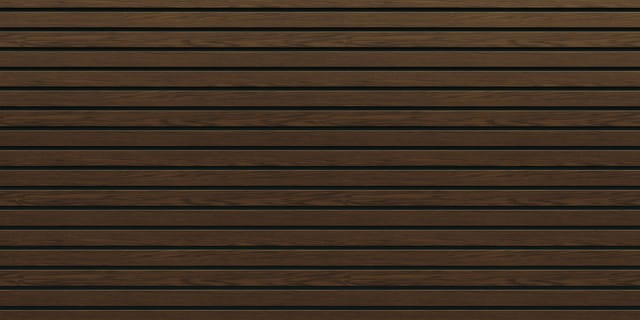 Fassadenverkleidung PVC 295 x 28,3 cm walnuss/schwarz Innenwandfliese