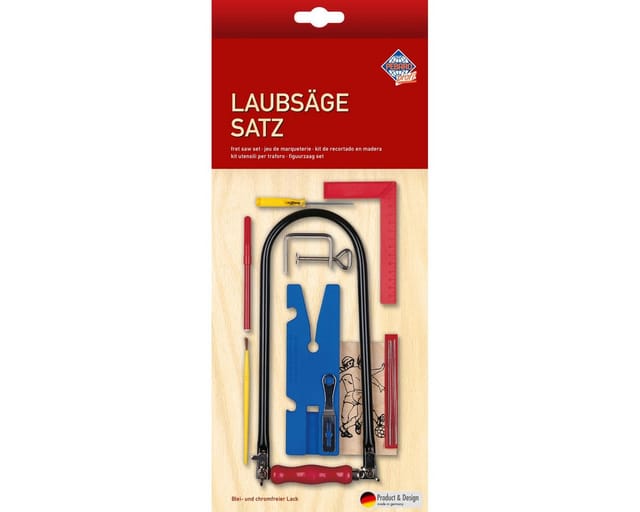 Laubsäge Starter Set mit Vorlage 15-tlg.