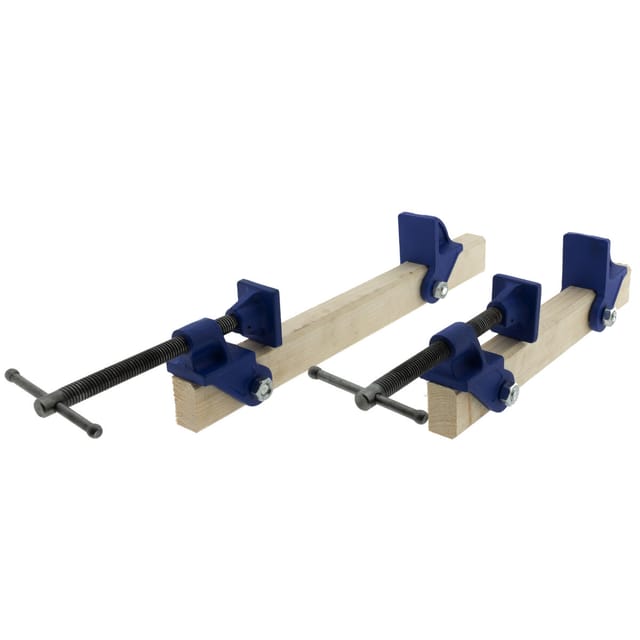 2 x Premium Schraubstock mit unbegrenzter Spannbreite 40 mm