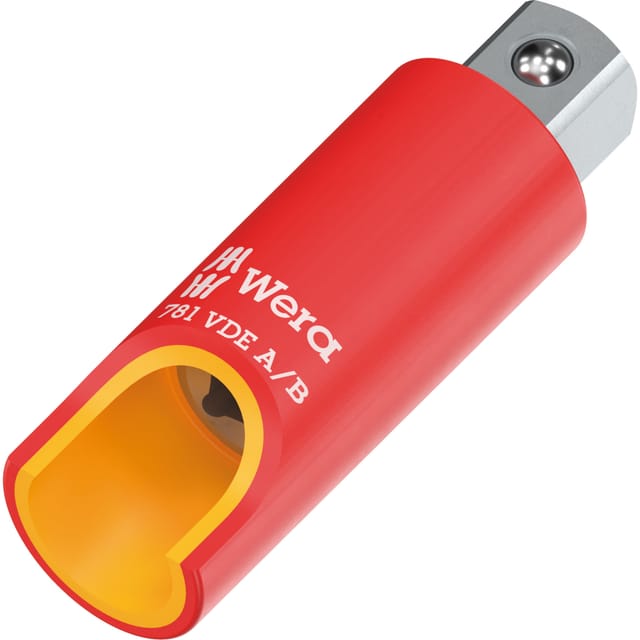 Wera 781 A/B VDE Verbindungsteil isoliert 1/4" auf 3/8" Stecknuss Adapter