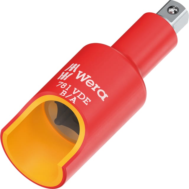 Wera 781 B/A VDE Verbindungsteil isoliert 3/8" auf 1/4" Stecknuss Adapter
