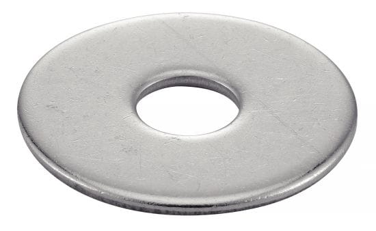 Große Flache Scheibe - Typ Ll - Edelstahl A4 Ø5 Mm - 200 Stück In Der Box