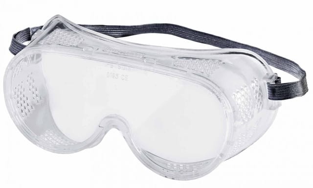 Vollsichtbrille Belüftung Durch Gelochten Rahmen Arbeitskleidung