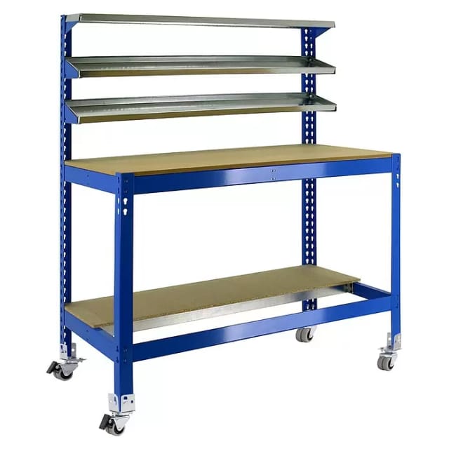 Simonrack Simonwork Mobiler Bt1 1200 Metallarbeitsplatz Blau