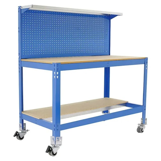 Simonrack Pro-werkbank Blau Mit Rädern Tragfähigkeit 120 Kg