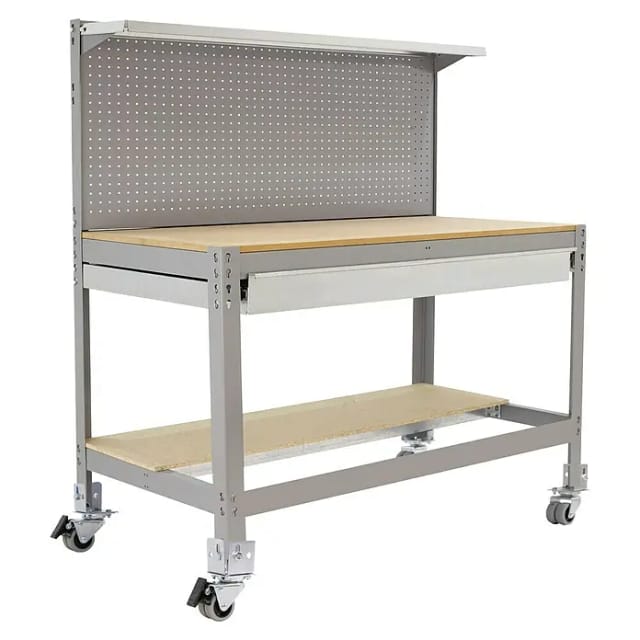 Simonrack Robustes Arbeitstisch Grau 152 Cm Breite