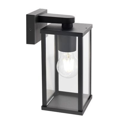 Untere Wandleuchte E27 Goldene Linie Schwarz