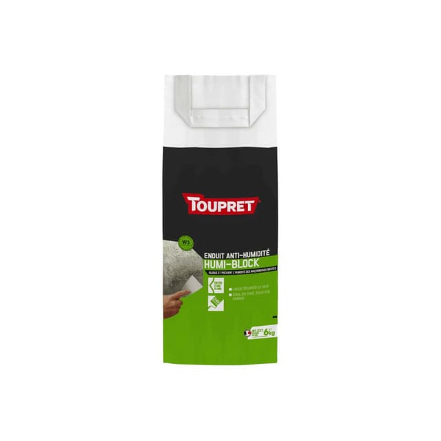 Enduit Zur Feuchtigkeitsbehandlung Block Pulver 6 Kg – Toupret