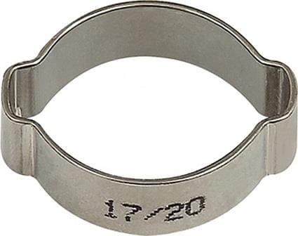 Riegler - Schlauchklemme 2-ohr Edelstahl 1.4301 (w4) ( 8000367361 )
