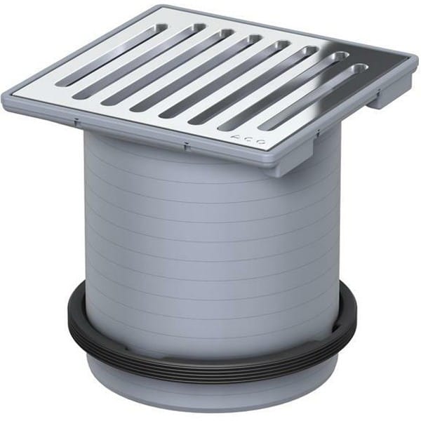 Aco Aufsatzstück Passavant 149x149/ K3/abs/rost V2a/ Lose Eingelegt, 5141.87.23