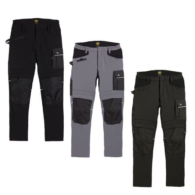 Diadora Utility Pant Carbon Unfallverhütungshose - Xl - Anthrazit