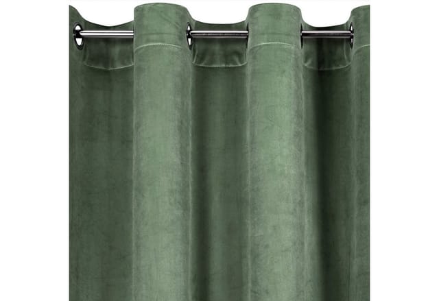 Eurofirany Fertigvorhang D91 Rosa Ösen 140 X 250 Cm Dunkelmint