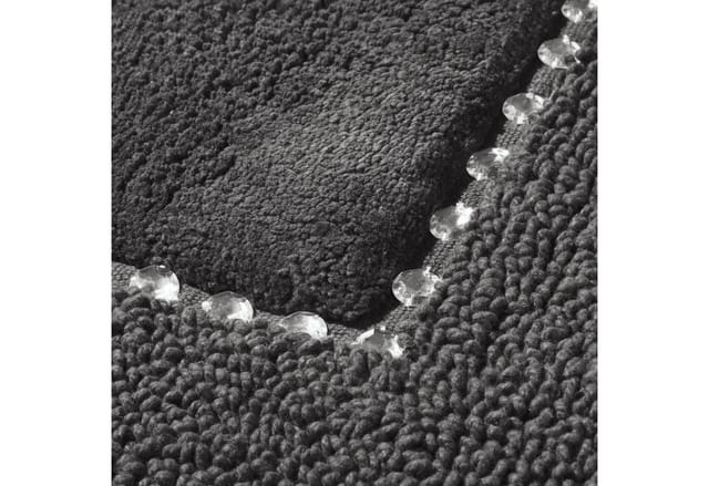Warme, Chic-glamour-badematte Mit Kreuzstreifen 60x90cm Stahl