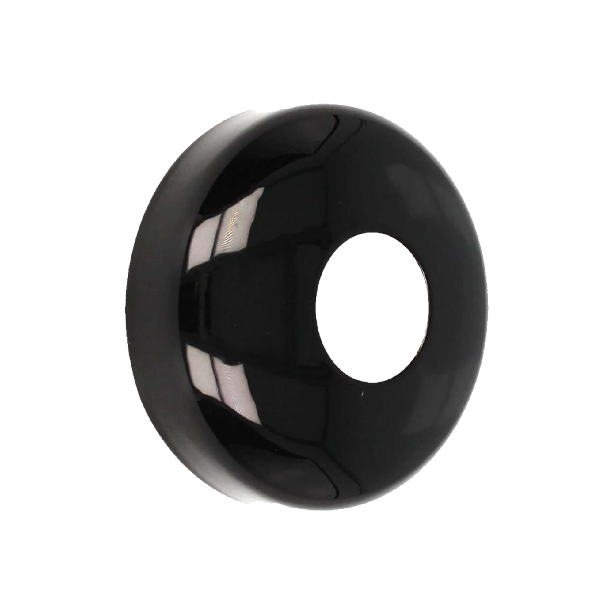 Tecuro Design-hahnrosette 1 Zoll Ø 34 Mm X Ø 67 Mm X 49 Mm - Schwarz
