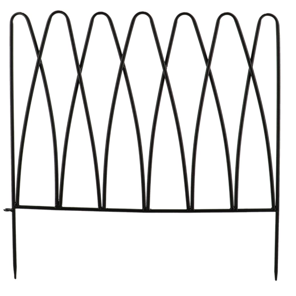 Esschert Design Beetzaunelement Wellenmuster 58 Cm - Metall