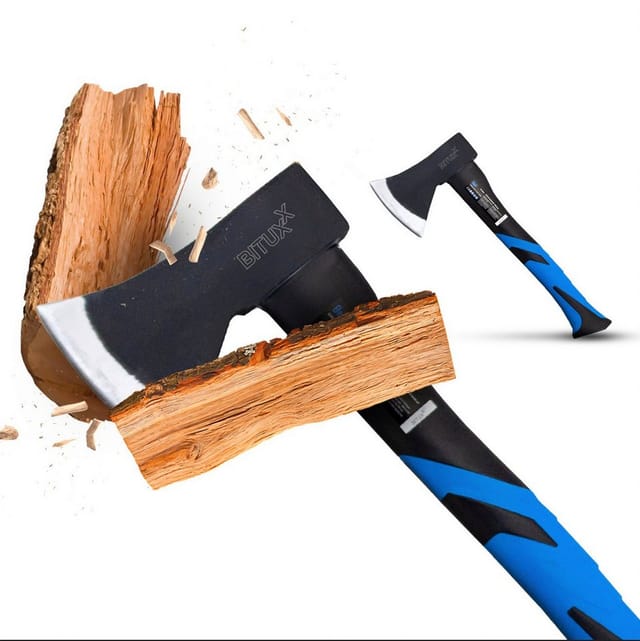 Beil Spaltbeil Axt Holzspalter 600 G Mit Fiberglasschaft Für Garten Forst Und Wald