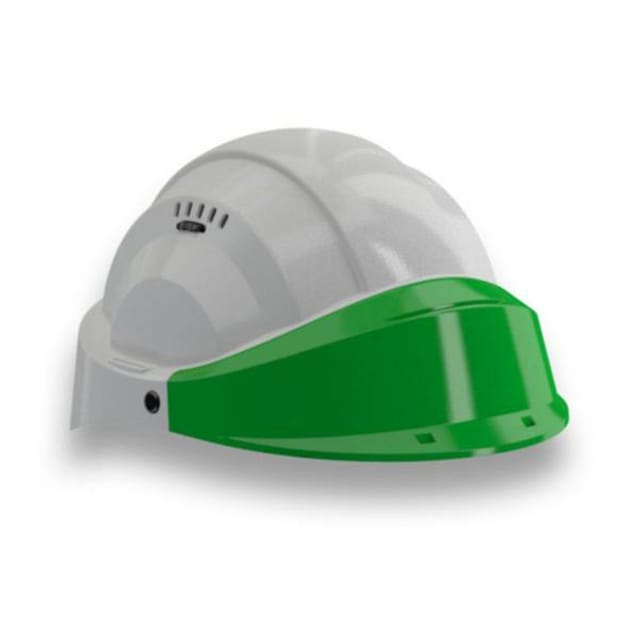 Helm 'orizon' Grau Mit Grünem Visier Taliaplast 563583