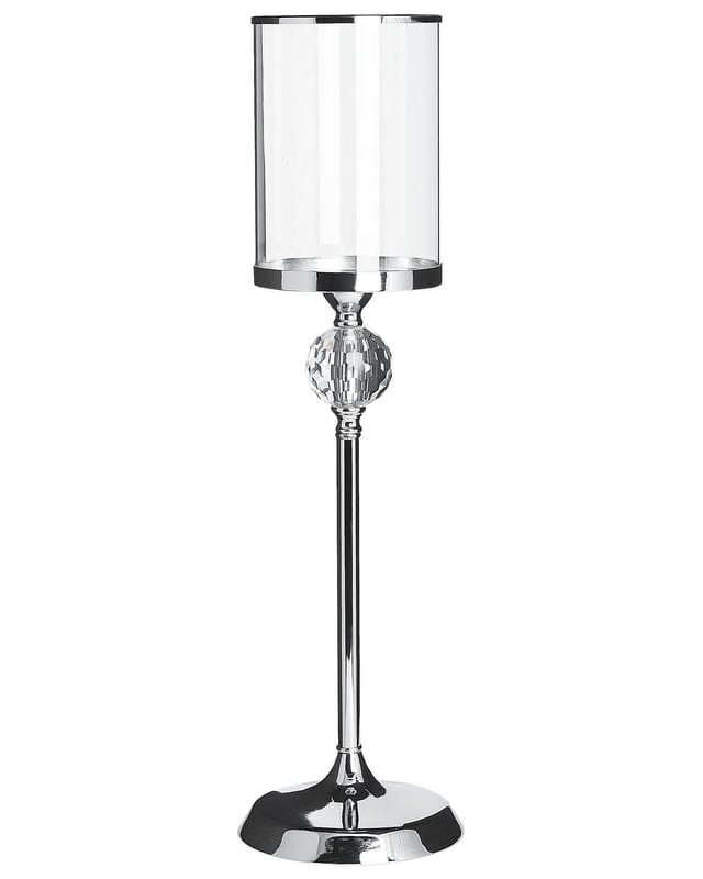 Kerzenständer Cotui Glas 58 Cm Silber