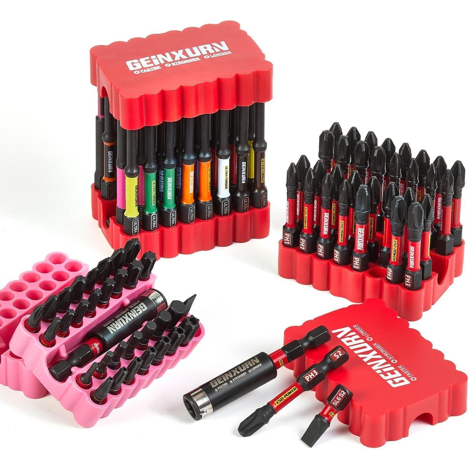 99tlg. Schrauber Bit Set Mit 3 Längen, Torx Mit Loch, Schlagfest, S2 Stahl