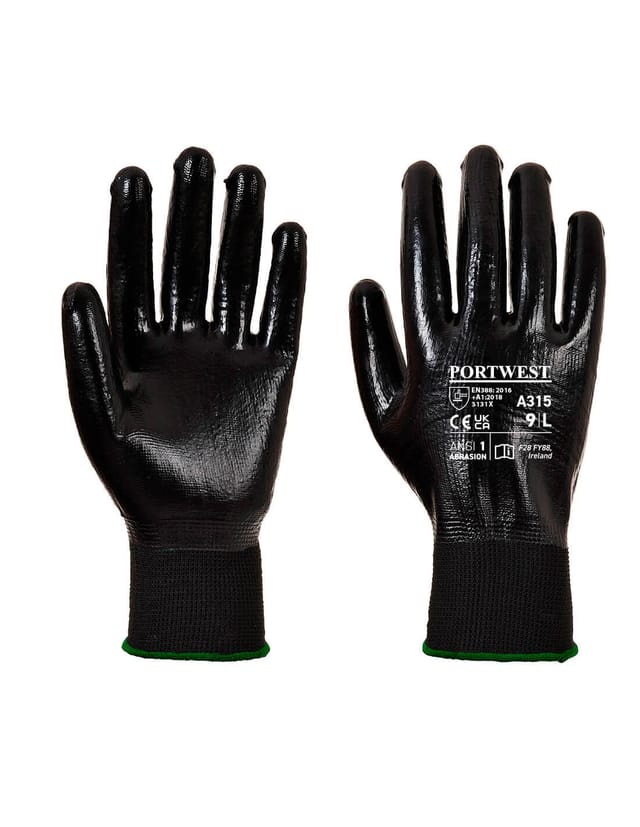 Gant All-flex Grip Farbe: Schwarz Größe Xl - Portwest
