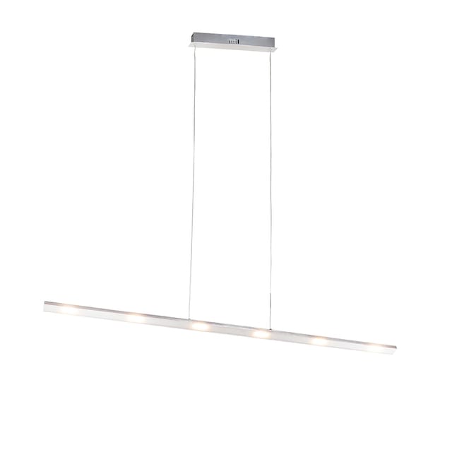 Design-hängelampe Stahl Mit Touch-dimmer Inkl. Led - Platin