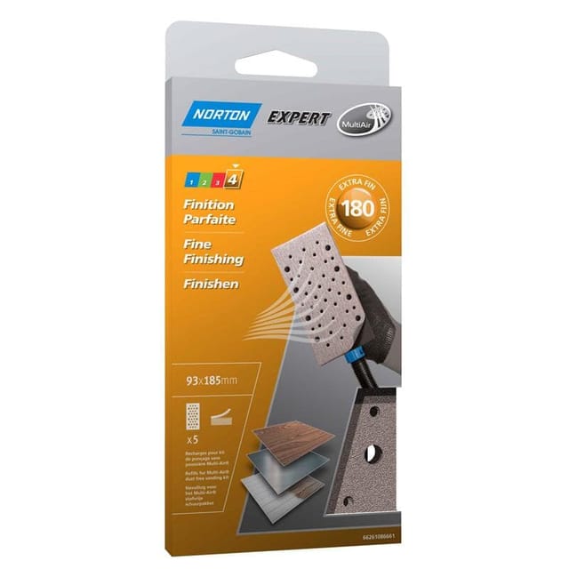 Norton Expert Nachfüllpackung 93x185mm K180 5er Ve