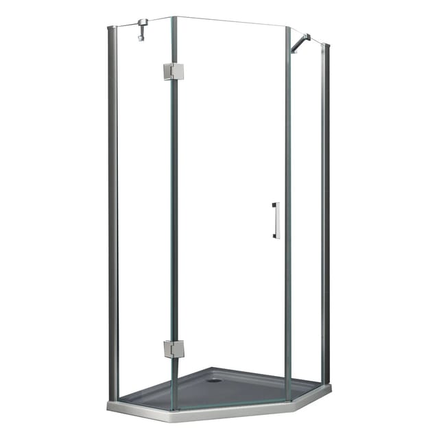 Fünfeck-duschkabine Vertex 90 X 90 X 195 Cm Ohne Duschtasse