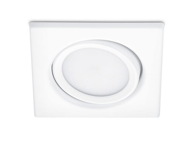 Trio - Eckiger Led Einbaustrahler Rila Schwenkbar Weiß Matt 5 Watt - Deckenbeleuchtung
