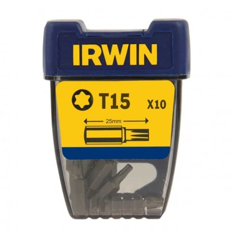 Irwin 10504352 - Torx T15 - 1/4 Zoll/25 Mm, 10 Stück.