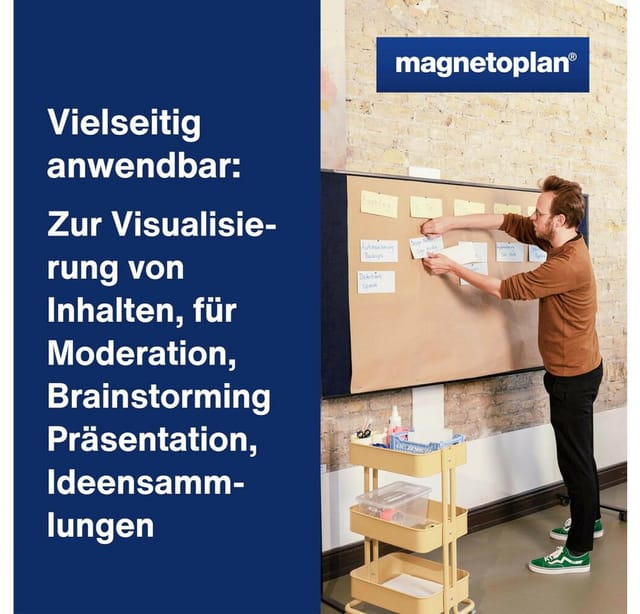 Magnetoplan® Pinnwand-papiere - Ve 50 Stk - Braun Moderationsmaterial