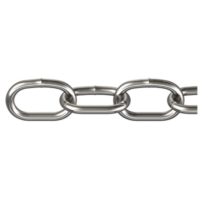 Dörner + Helmer 171951 Edelstahlkette Silber Edelstahl A2 15 M