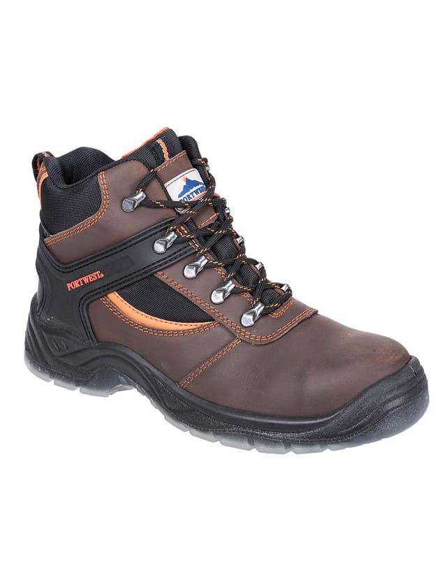 Hochsichere Stiefel Mustang Steelite S3 Braun 37