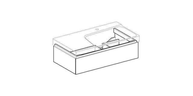 Geberit Xeno 2 Waschtischunterschrank Mit Siphonausschnitt