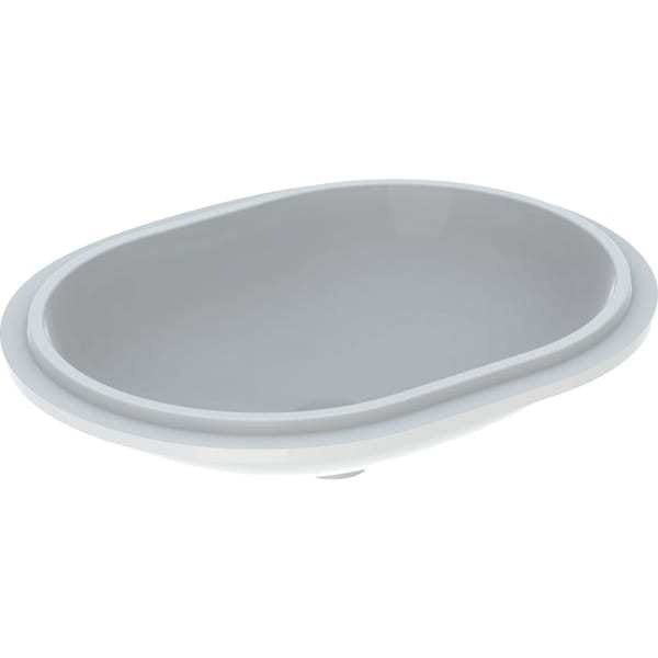 Geberit - Variform Unterbauwaschtisch Elliptisch, 550x400mm, Ohne
