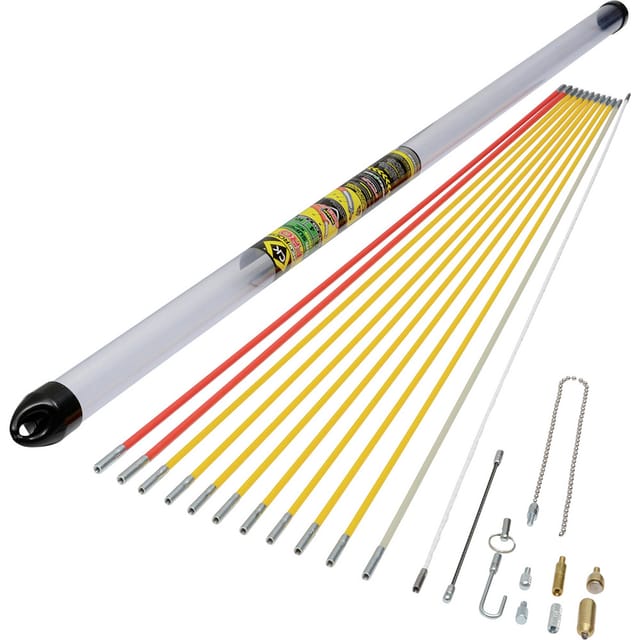 Mightyrod Pro Kabeleinziehstangen 12 M Super Satz T5422 C.k 1 St.