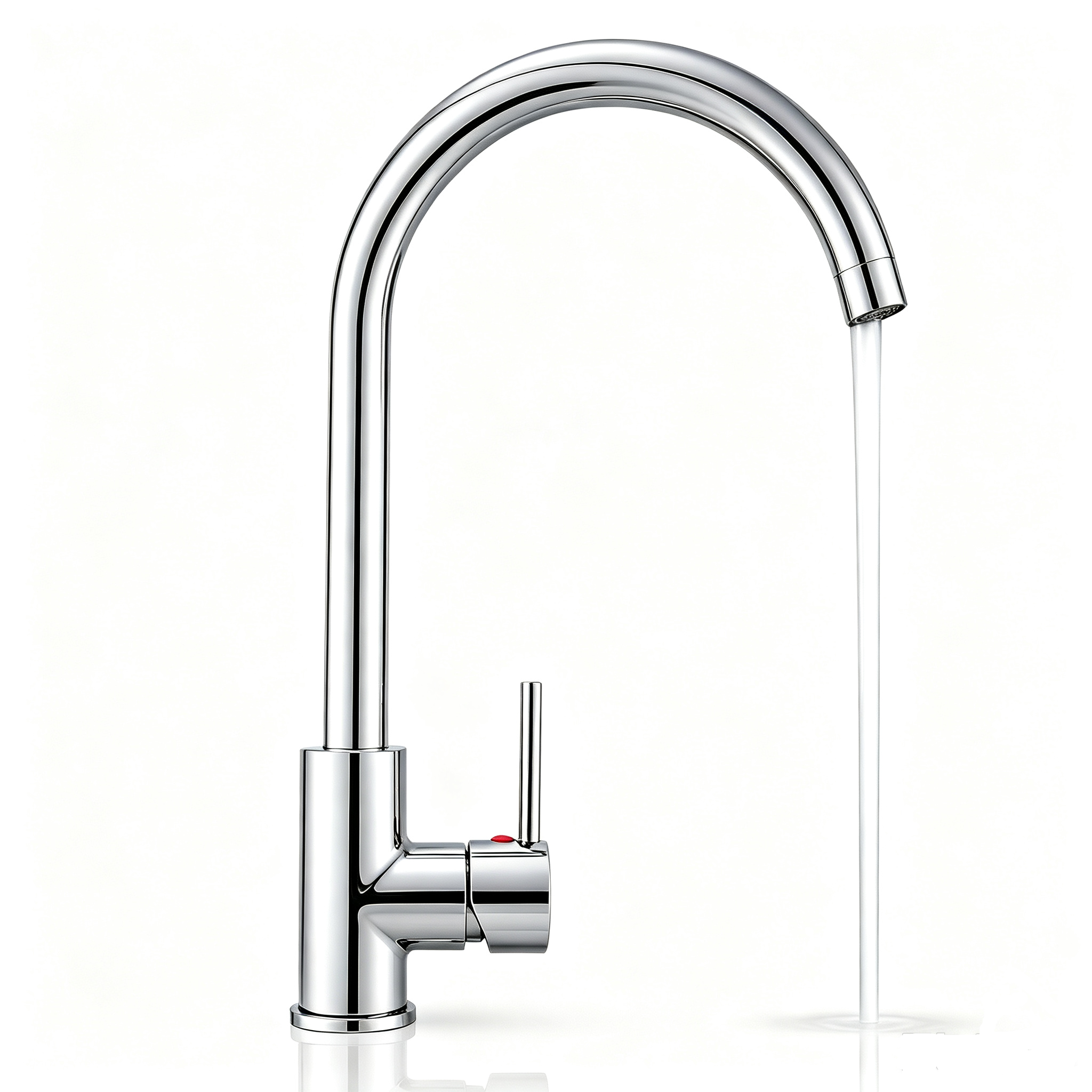 Duschparadies 3 Wege Osmose Küchenarmatur Ktw‑zugelassen Zink‑messing Hochdruck Wasserfilteranschluss Trinkwasser Küchenmischer Silber Chrom