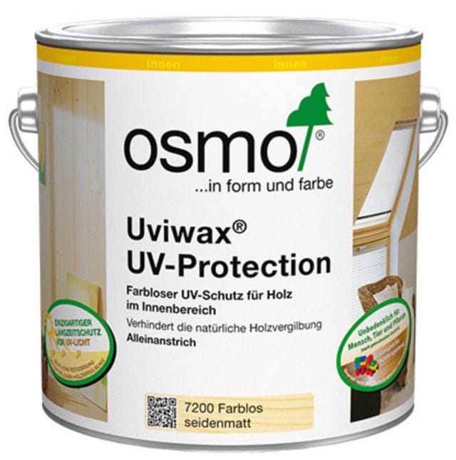 7200 Uviwax Farblos 2,5 Ltr - Osmo