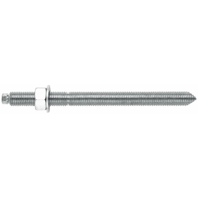 Gewindestange Zur Chemischen Versiegelung Mit Unterlegscheibe Und Mutter - Edelstahl A2 M12 X 160 - Packung Zu 10