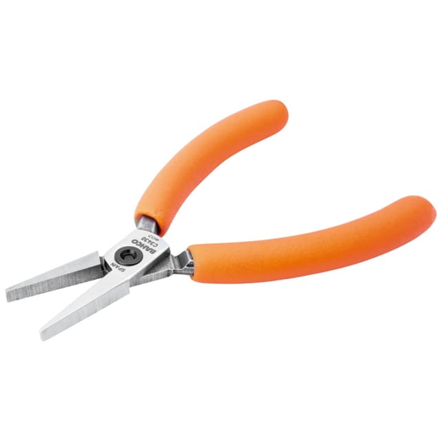 Bahco Kompakte Flachzangen Mit Orangefarbenen Pvc-griffen 129 Mm