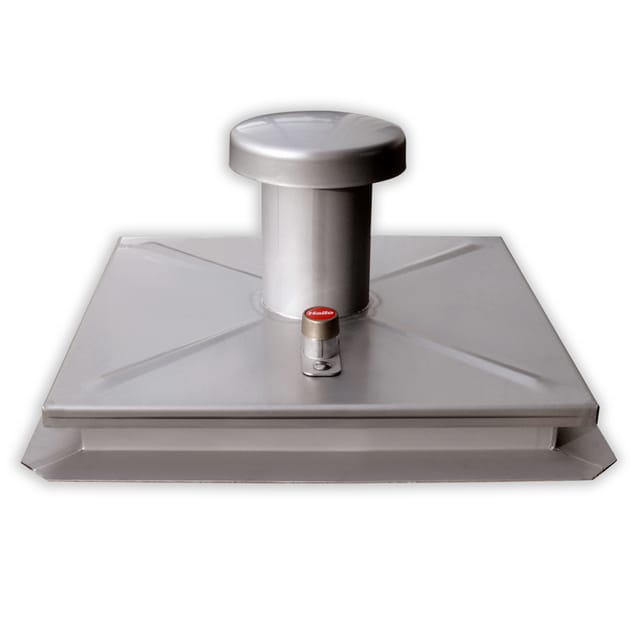 Hailo Schachtabdeckung Hs2 Edelstahl 4mm Tagwasserdicht, Verstärkt 1000x1000mm Geschlossen