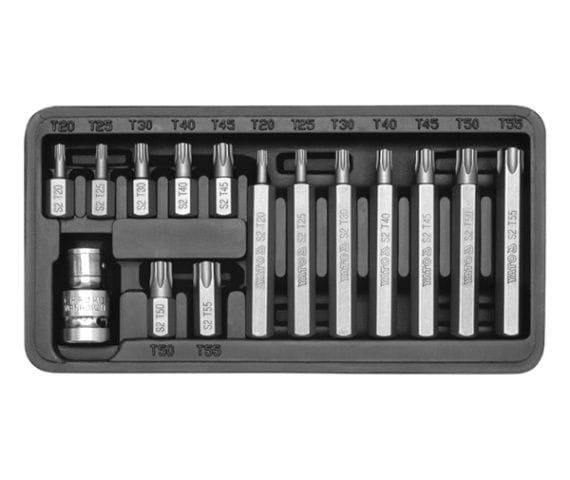 Torx-schraubendreher-bits, 15er-set Yt-0411 Yato