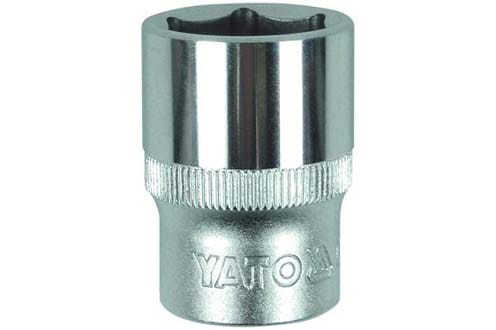 Kurze 6-kant-chrom-steckschlüssel 1/2'' 9mm - Yt-1202